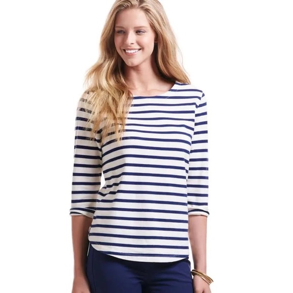 Vineyard Vines Tops - 🆕 Vineyard Vines Shirt Women’s XS Nautical Preppy Striped Top Soft Fitted beach